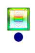 Magnetic Field Contained by High Permeability Box Around Magnet